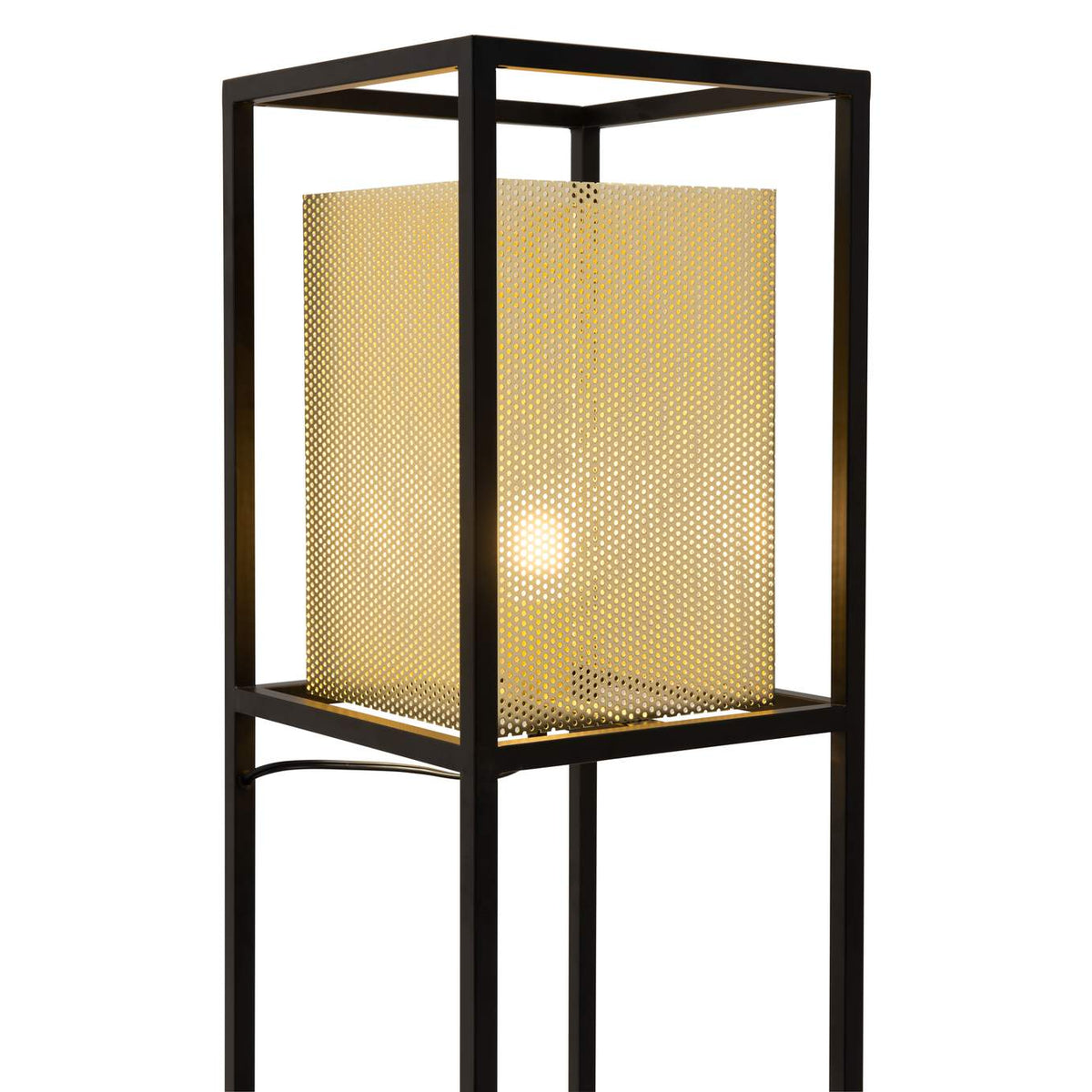 56130 Yves Floor Lamp Gold & Black
