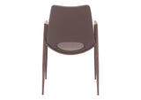 109730 Desi Dining Chair (Set Of 2) Brown & Walnut