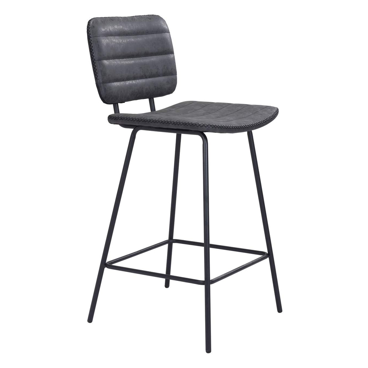 109504 Boston Counter Stool (Set Of 2) Vintage Black