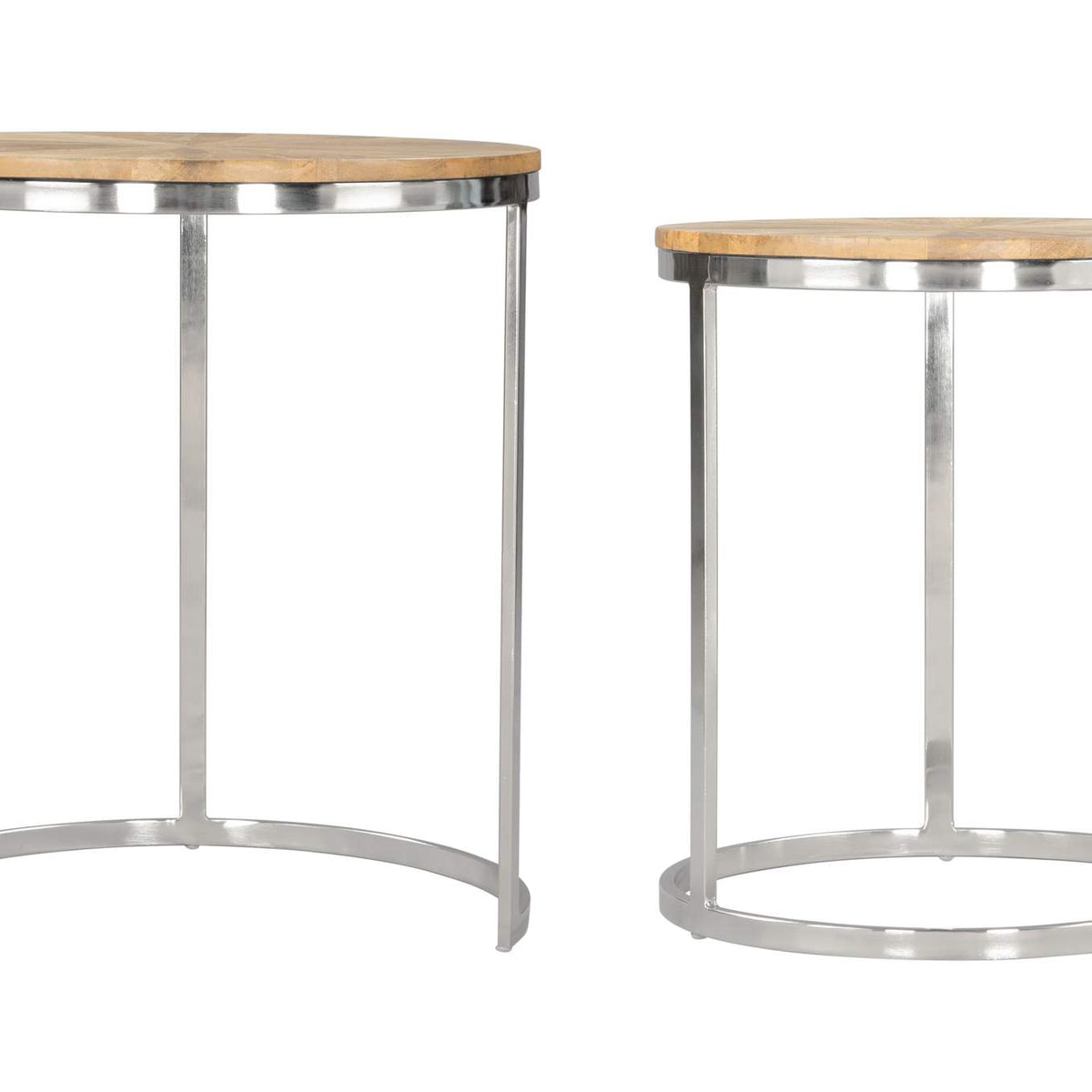109776 Bari Nesting Table Set (2-Piece) Natural