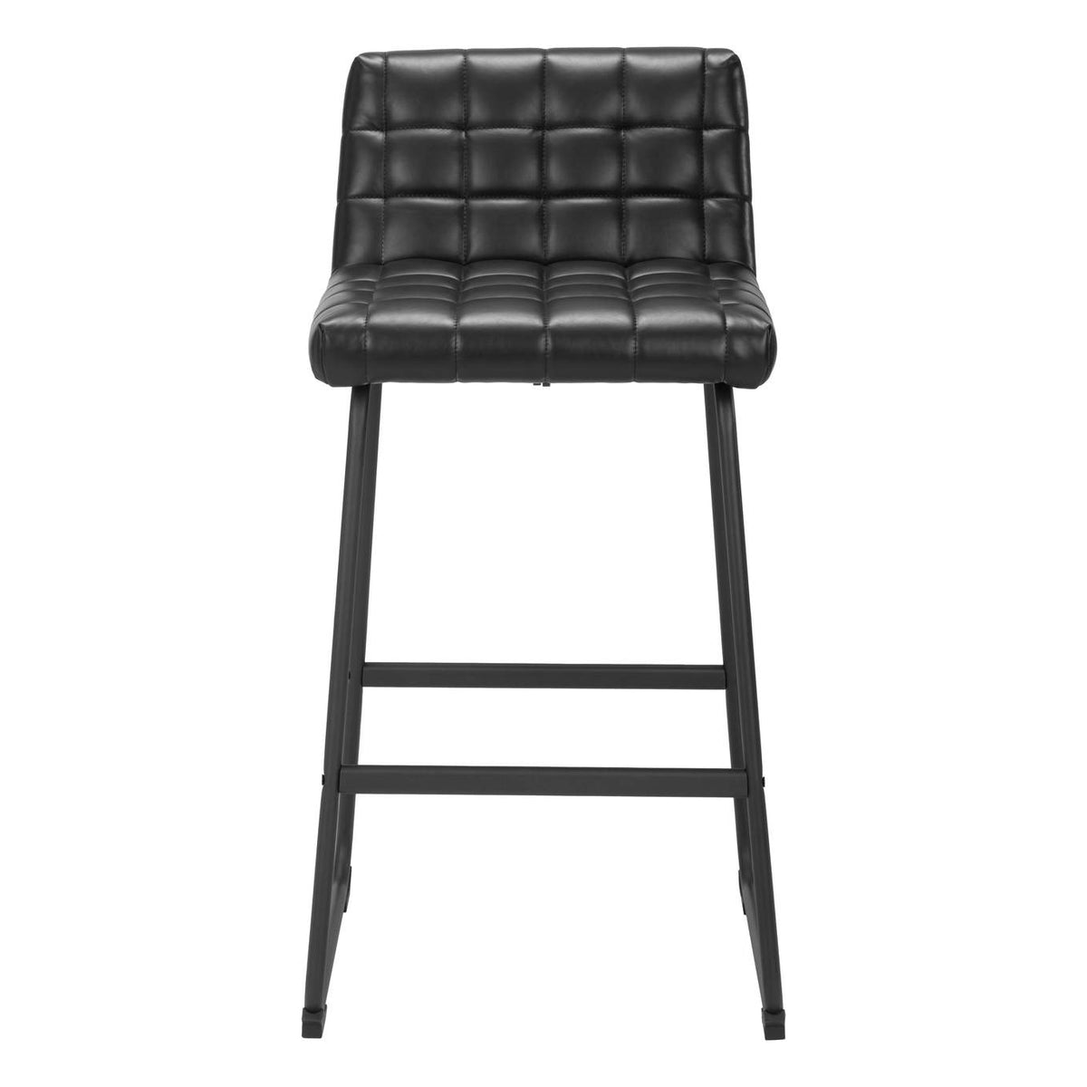 110069 Pago Barstool (Set Of 2) Black