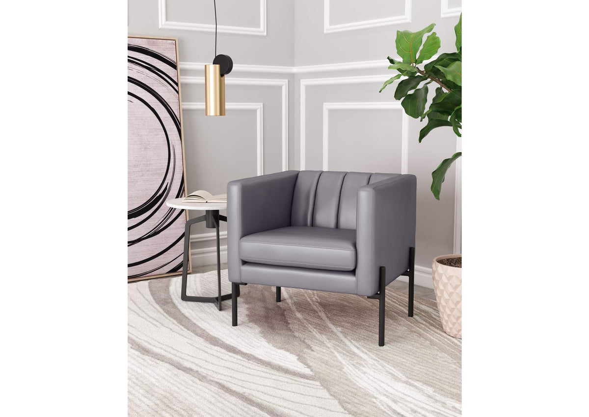 101856 Jess Accent Chair Gray