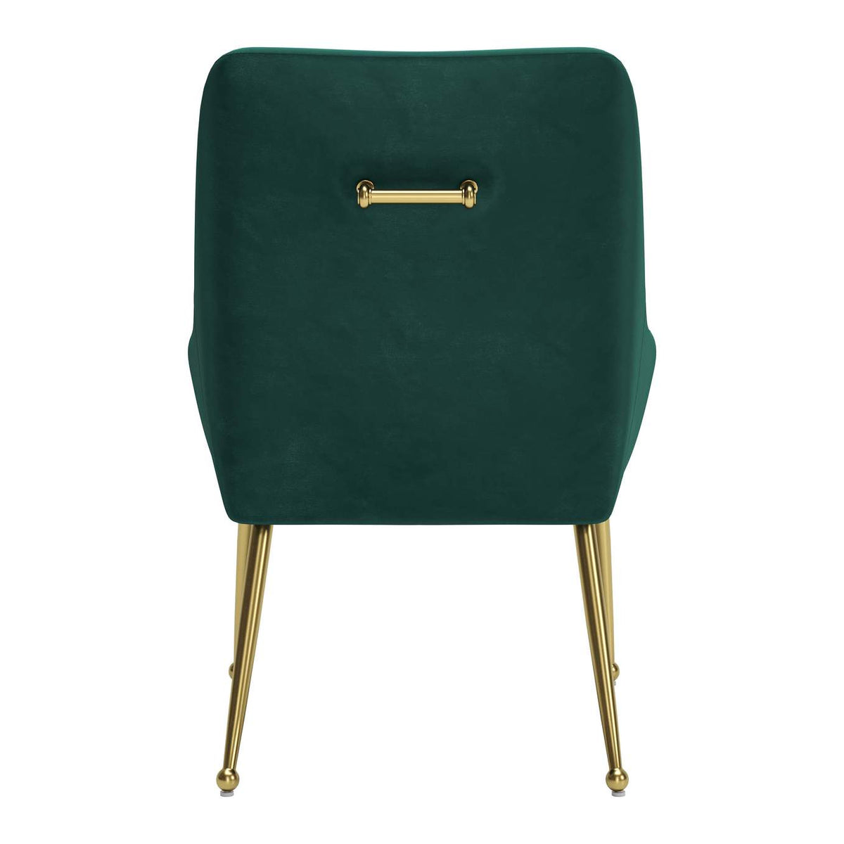 109716 Maxine Dining Chair Green & Gold