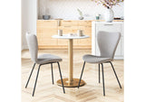 101570 Alto Bistro Table White & Gold