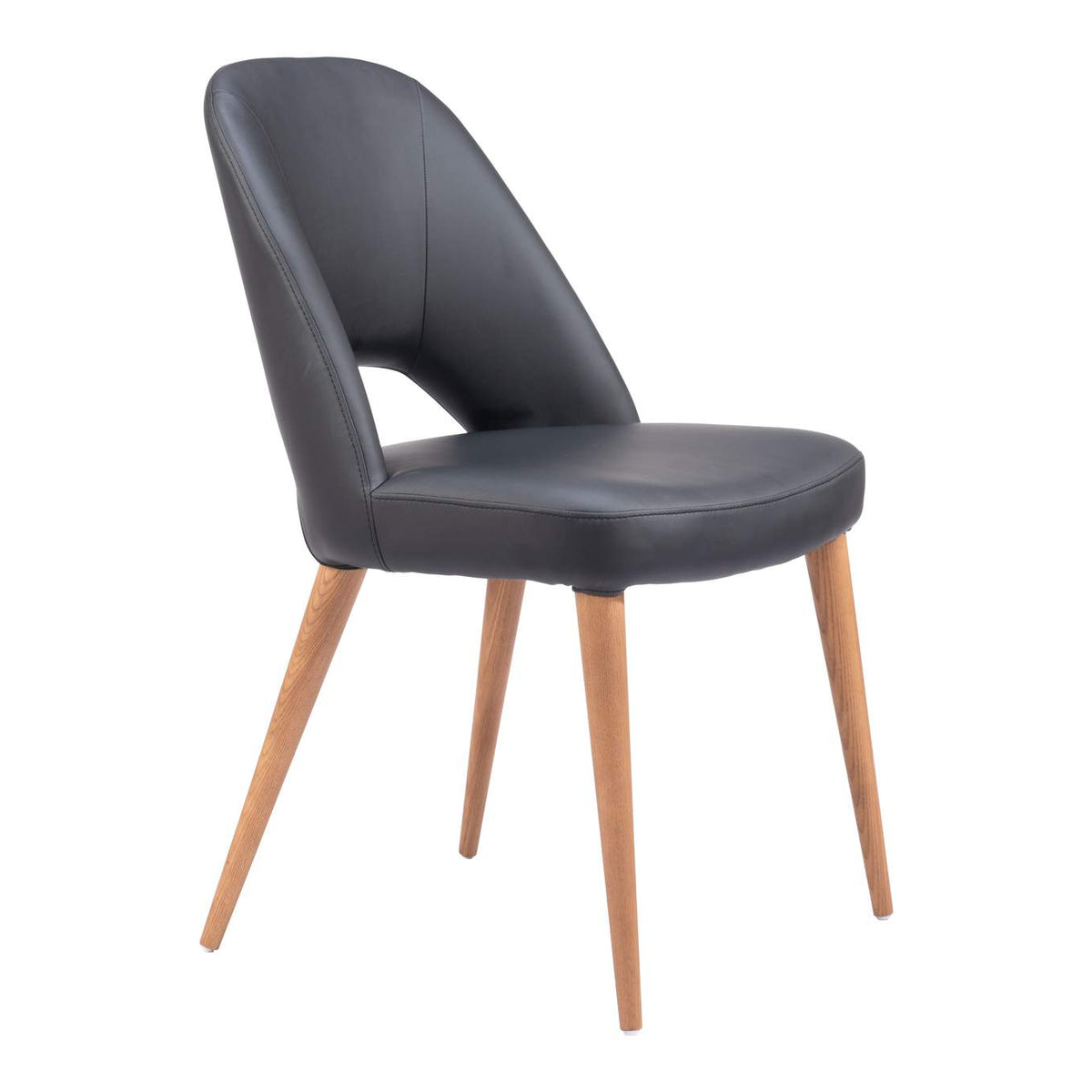 110123 Leith Dining Chair (Set Of 2) Black