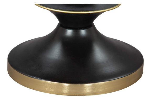 109564 Donahue Side Table Gold & Black