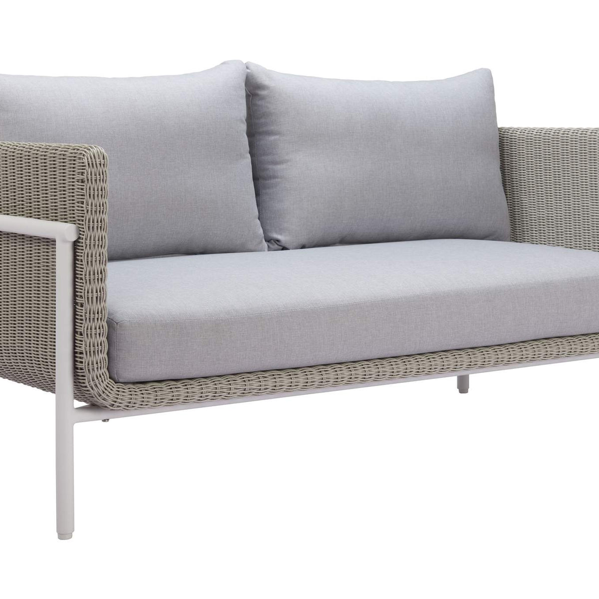 704016 Frais Outdoor Loveseat Gray