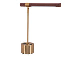 56139 Kippy Table Lamp Brown & Brass