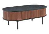 110298 Koriana Coffee Table Black & Walnut