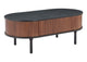 110298 Koriana Coffee Table Black & Walnut