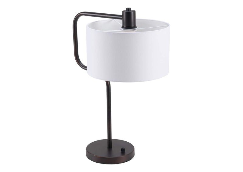56146 Middlemist Table Lamp White