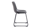 101995 Smart Dining Chair (Set Of 2) Charcoal