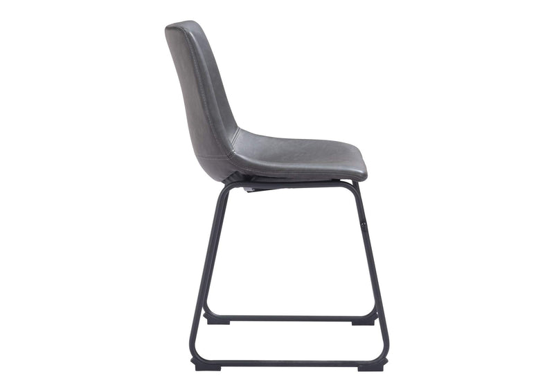 101995 Smart Dining Chair (Set Of 2) Charcoal
