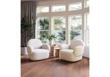 110280 Pilka Swivel Chair White