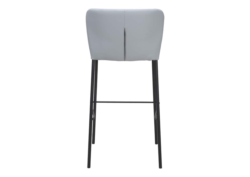 109783 Linz Barstool (Set Of 2) Gray