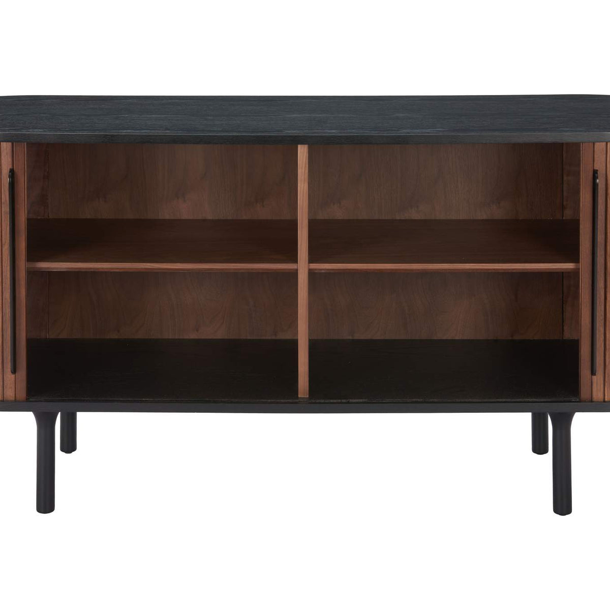 110296 Koriana Sideboard Black & Walnut