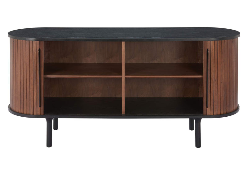 110296 Koriana Sideboard Black & Walnut