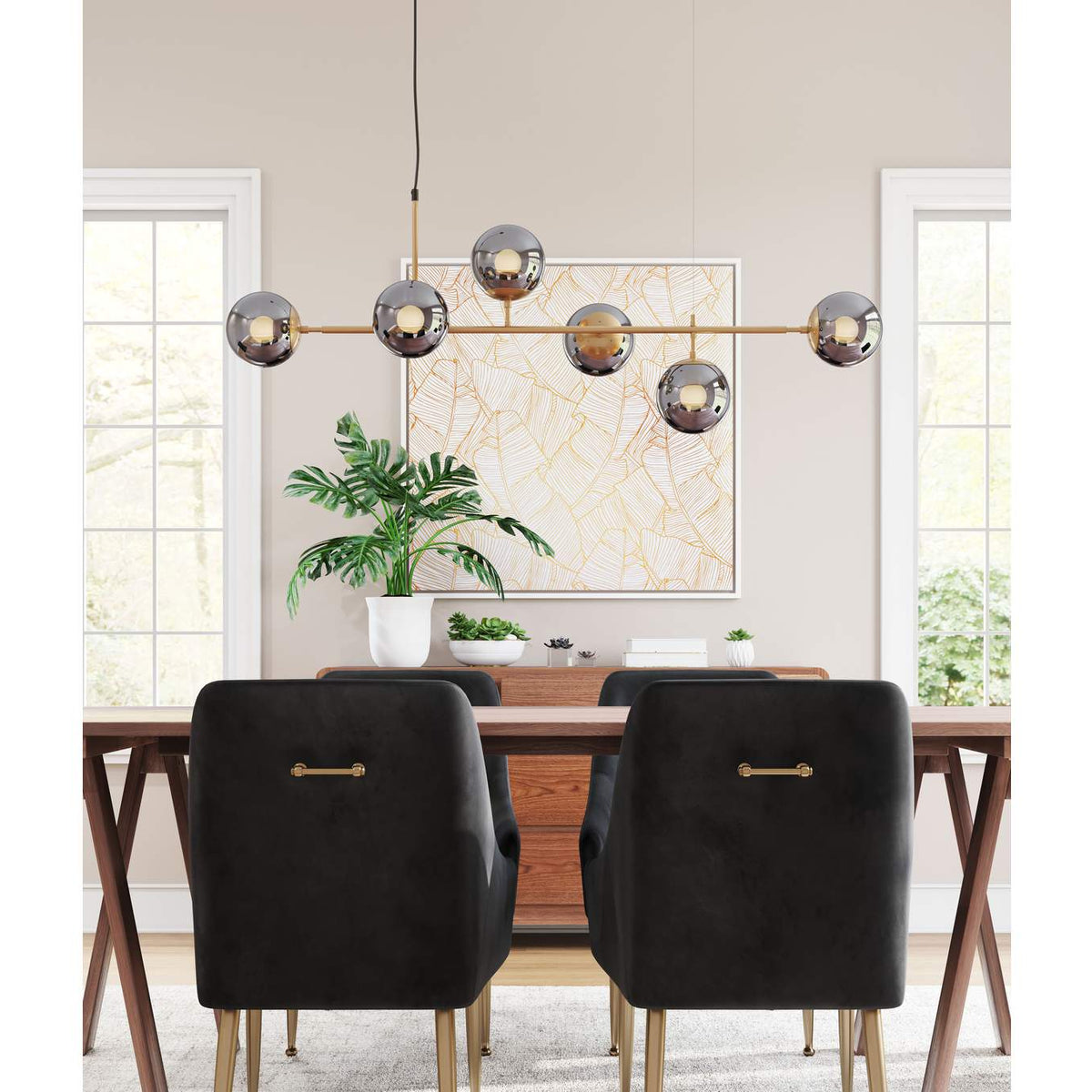 56110 Gisela Ceiling Lamp Brass