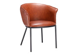 110176 Garston Dining Chair Brown