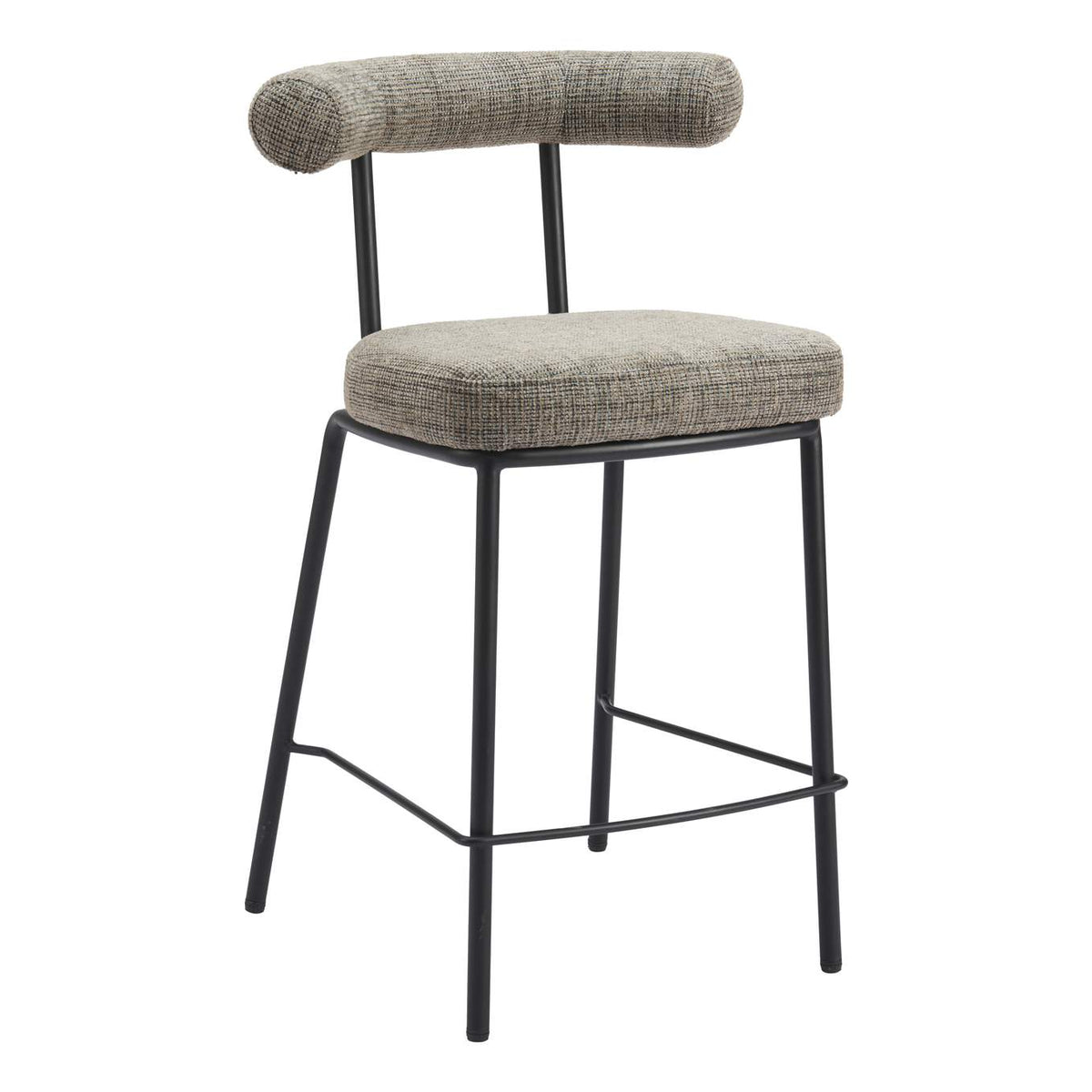 110099 Kede Counter Stool Green Tweed