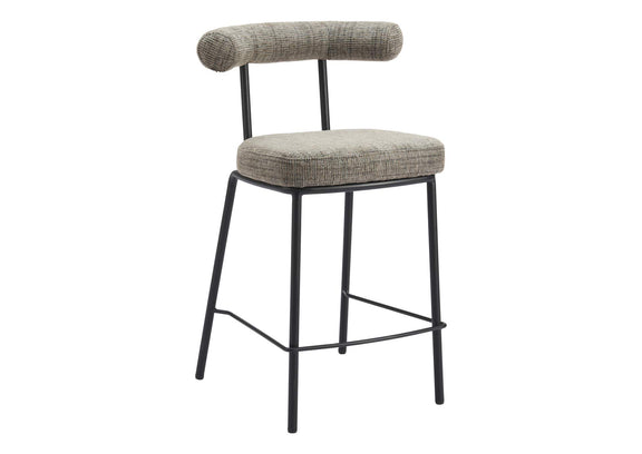 110099 Kede Counter Stool Green Tweed