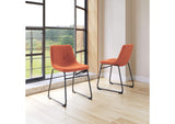 109680 Smart Dining Chair (Set Of 2) Burnt Orange