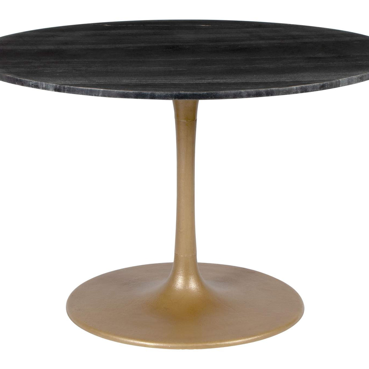 109095 Taj Dining Table Black & Gold