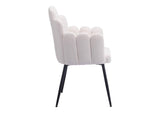 109657 Noosa Dining Chair (Set Of 2) Ivory