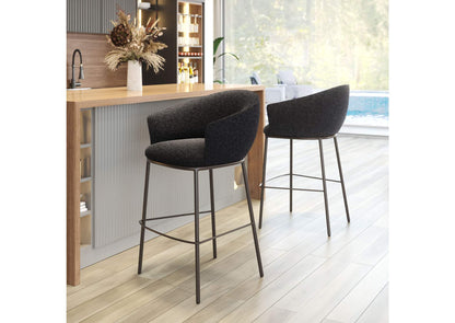 109810 Essen Barstool Black & Bronze