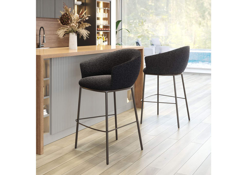109810 Essen Barstool Black & Bronze