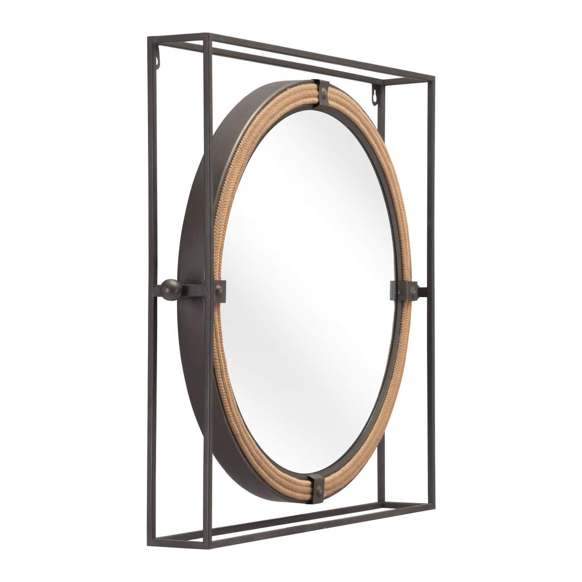A12222 Capell Mirror Antique Gray