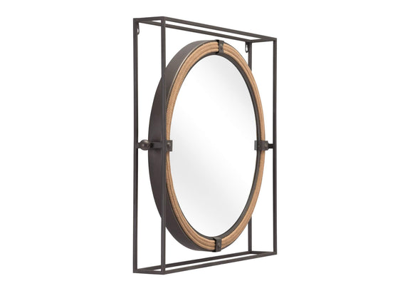 A12222 Capell Mirror Antique Gray