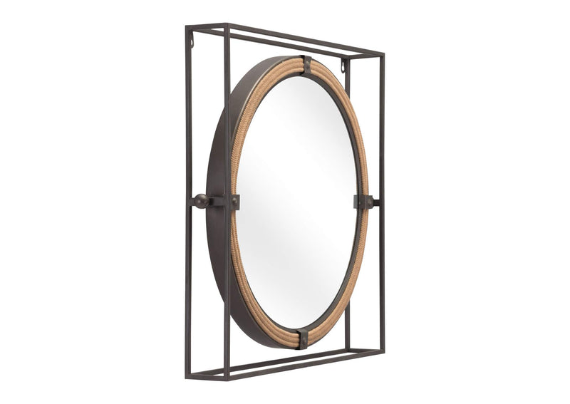 A12222 Capell Mirror Antique Gray