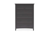 PNRB84A Grace Five Drawer Chest In Raven Black (2024)