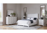 PNRA81 Grace Three Drawer Nightstand In Snowfall White