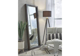 AZU583FL Oxford Floor Low Mirror - Basalt Grey