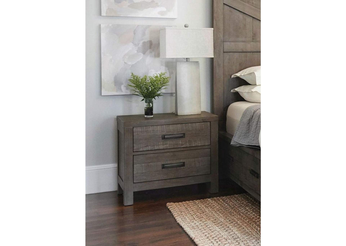 9Y1381 Taryn Nightstand In Rustic Grey