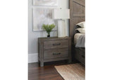 9Y1381 Taryn Nightstand In Rustic Grey