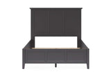 PNRBL5 Grace Three Panel Bed In Raven Black