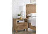 NSPV81B Dorsey Two Drawer USB - Charging Nightstand In Granola