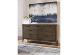 LWY682A Boracay Seven Drawer Walnut Dresser In Wild Oats Brown (2024)