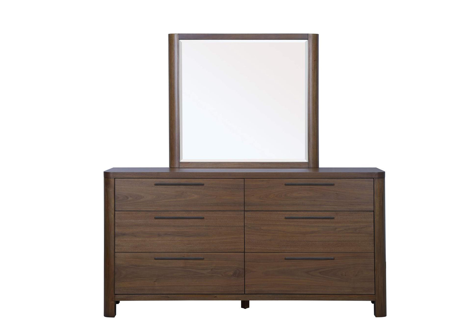RXVK82 Totes Six Drawer Dresser In English Walnut