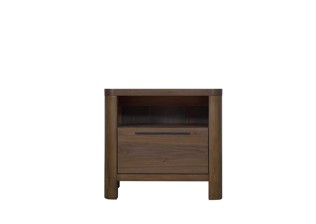 RXVK81 Totes One Drawer Nightstand In English Walnut