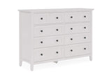 PNRA82A Grace Eight Drawer Dresser In Snowfall White (2024)