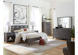 RVGXJ4 Riva Wood Bed In Sharkskin