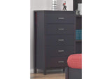NV2384A Nevis Five Drawer Chest In Espresso (2024)