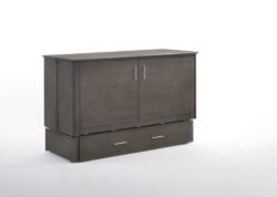 Sagebrush Murphy Cabinet Bed in Stonewash Finish for Coastal and Casual Interiors